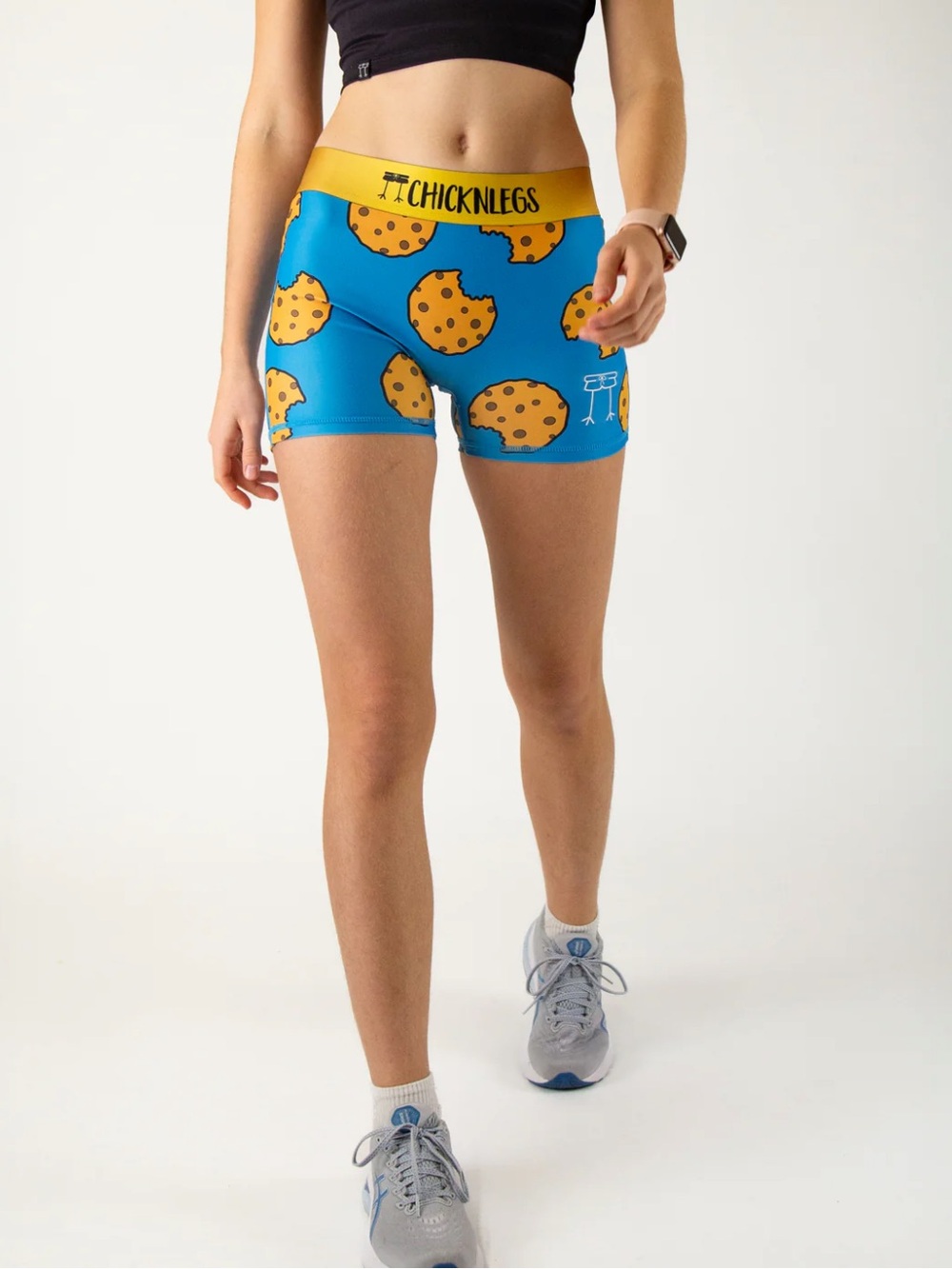 ChicknLegs Women's Cookies 3" Race Compression Shorts